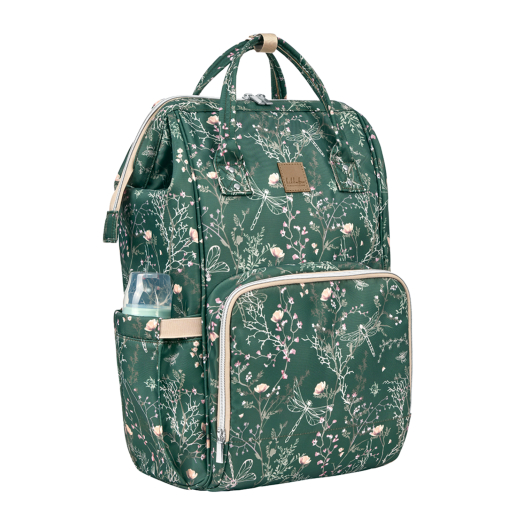 Bolsa de mamá Siena Luxe Secret Garden Verde Intenso - Imagen 6