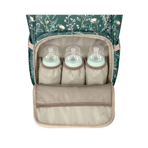 Bolsa de mamá Siena Luxe Secret Garden Verde Intenso - Imagen 8