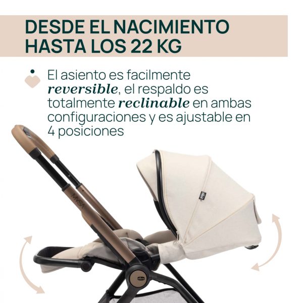 Trío Mysa c/ Gran Comfort y First Seat Recline - Imagen 7